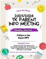 TK Parent Meeting